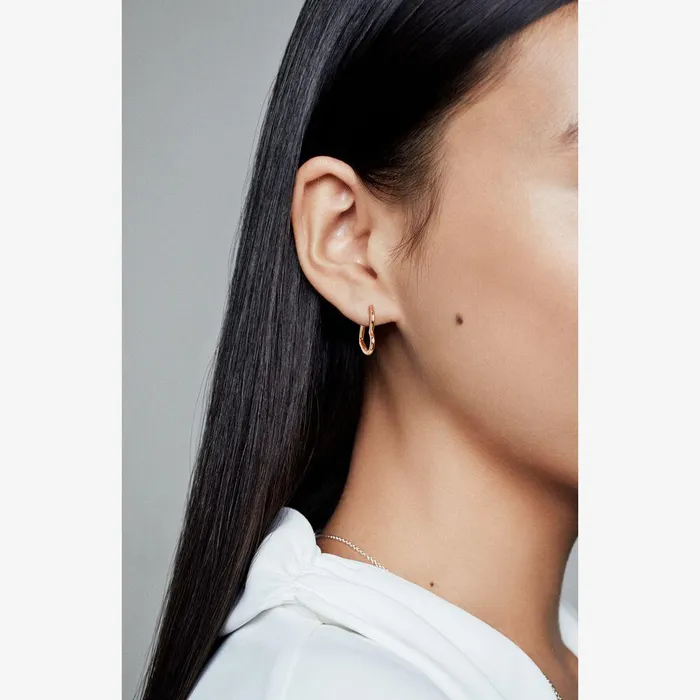 Earrings Pandora Pandora Asymmetrical Heart Hoop Earrings Earrings Pandora Pandora Asymmetrical Heart Hoop Earrings