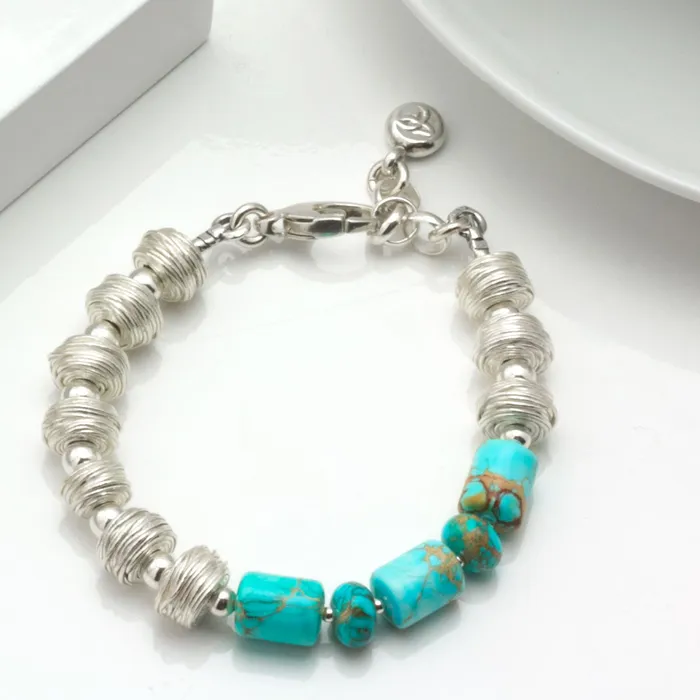 Elisa Ilana Bracelets Impressionist Collection Turquoise Bracelet