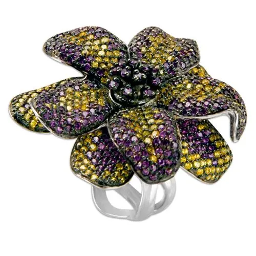 Elisa Ilana Rings Flower Bling Ring337836