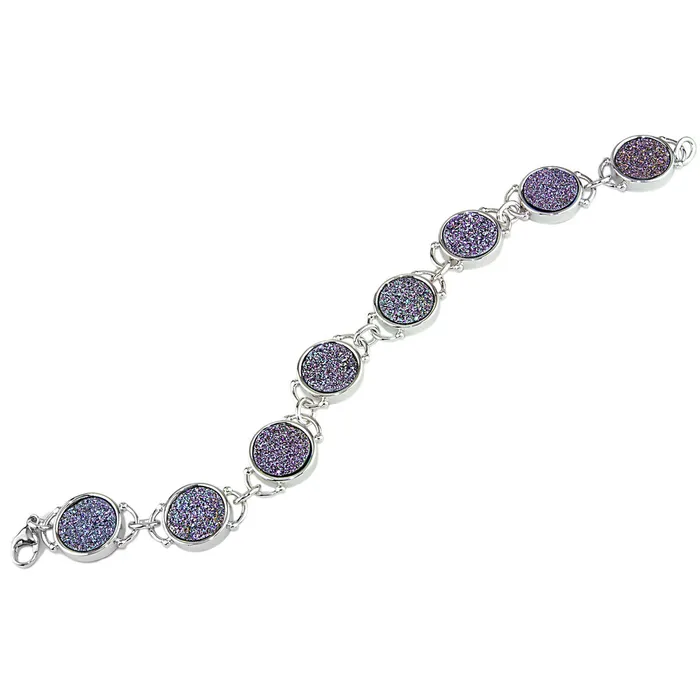 Elisa Ilana Violet Blush Drusy Bracelet341860 60 OFF Bracelets