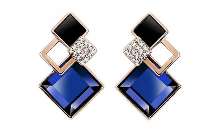 Fashion Rhombus Earring for Women sparklingselections Earrings
