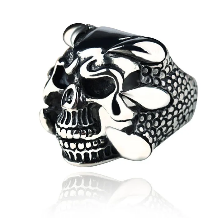 Gothic Skeleton Dragon Claw Ring for Men sparklingselections Rings