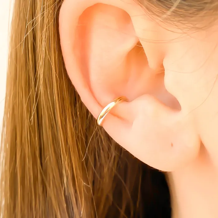 Half Round Gold Filled Conch Ear Cuff 12 Gauge Hoops By Hand Earrings Half Round Gold Filled Conch Ear Cuff 12 Gauge Hoops By Hand Earrings