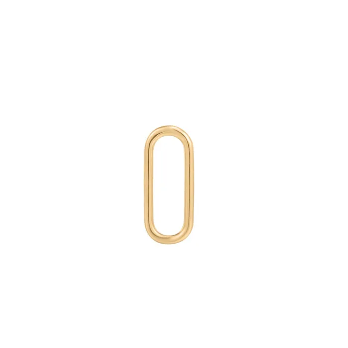 IMOGEN Gold Paper Clip Charm Aurelie Gi Charm Necklaces