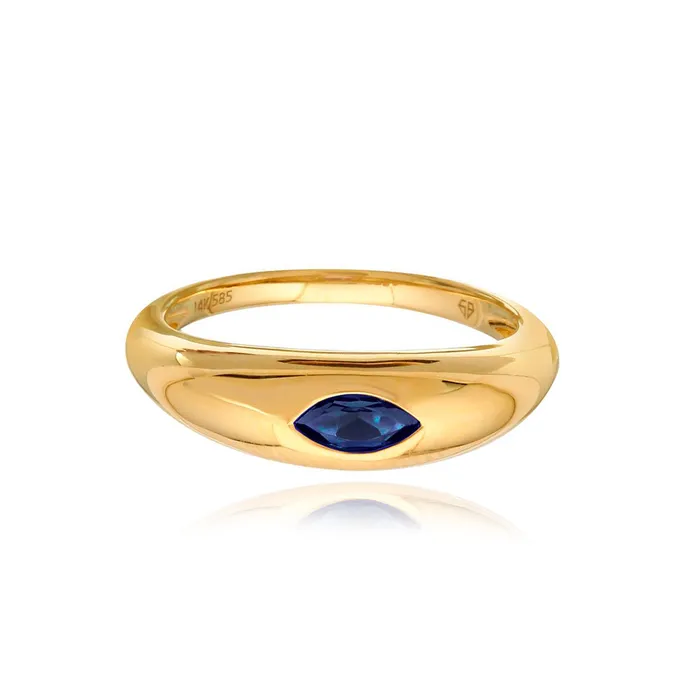 Marquise Stone Dome Ring Alev Collection Rings