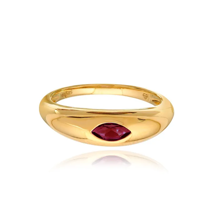 Marquise Stone Dome Ring Alev Collection Rings