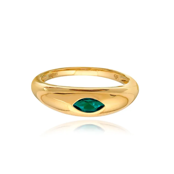 Marquise Stone Dome Ring Alev Collection Rings