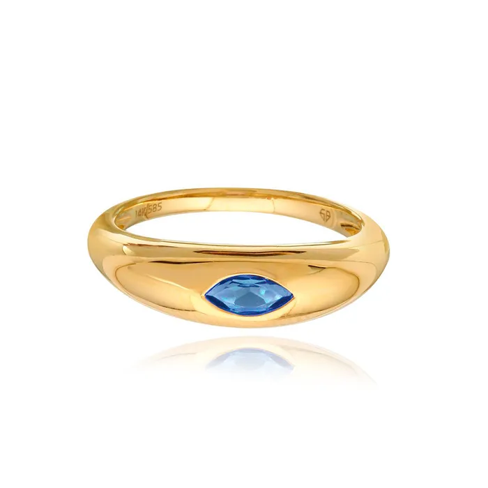 Marquise Stone Dome Ring Alev Collection Rings