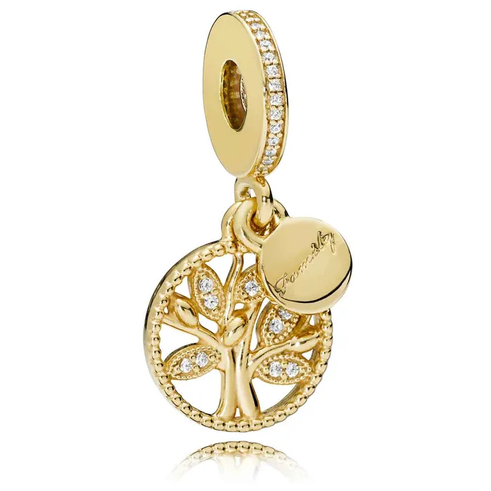 Pandora Family Heritage Dangle Charm Pandora Charm Necklaces