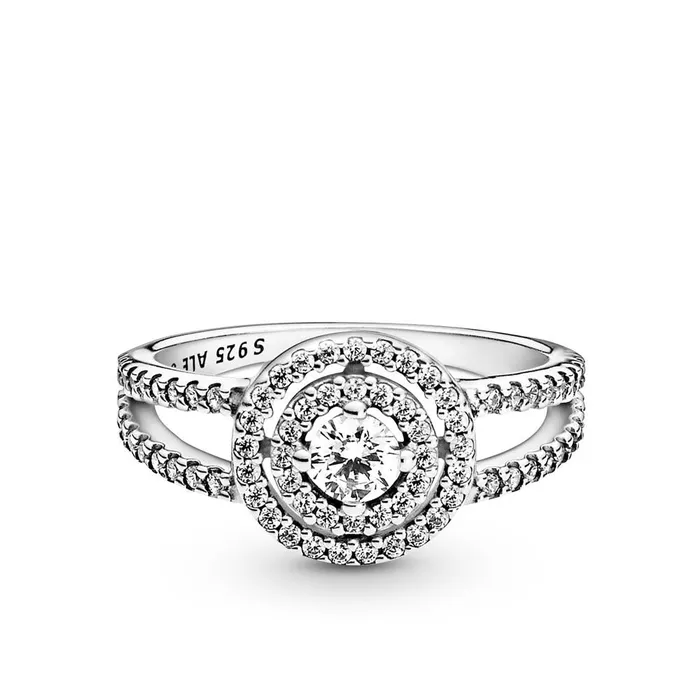 Pandora Sparkling Double Halo Ring Pandora Rings Pandora Sparkling Double Halo Ring Pandora Rings