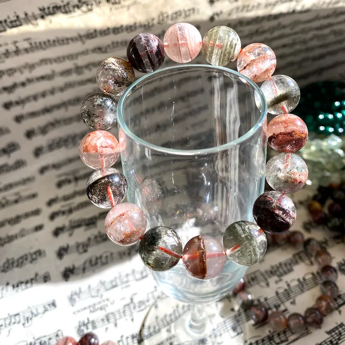 Phantom Quartz Stretch Bracelet Elisa Ilana Bracelets Phantom Quartz Stretch Bracelet Elisa Ilana Bracelets
