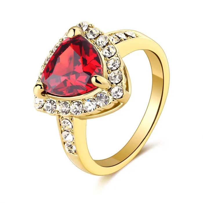 Rings Wedding Party Romantic Red Austrian Cystal Finger Ring sparklingselections Rings Wedding Party Romantic Red Austrian Cystal Finger Ring sparklingselections