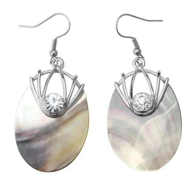 sparklingselections Natural Shell Drop Dangle Earrings Earrings