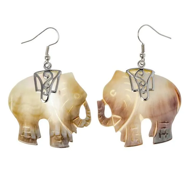 sparklingselections Natural Shell Drop Dangle Earrings Earrings sparklingselections Natural Shell Drop Dangle Earrings Earrings
