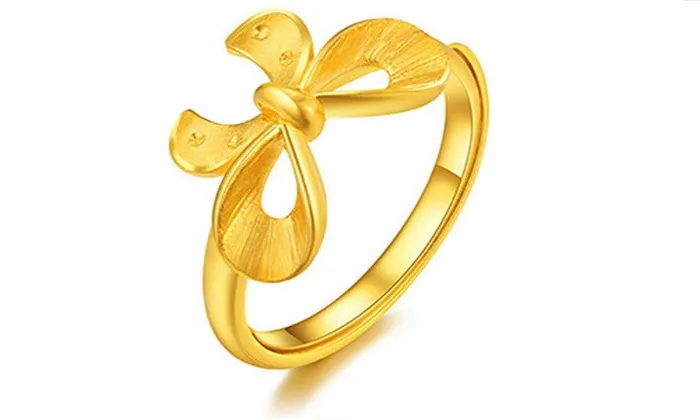 sparklingselections Rings Butterfly Shape Gold Color Ring Adjustable
