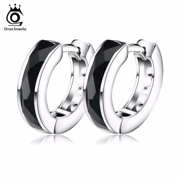 Unisex Black Natural Stone Earring sparklingselections Earrings