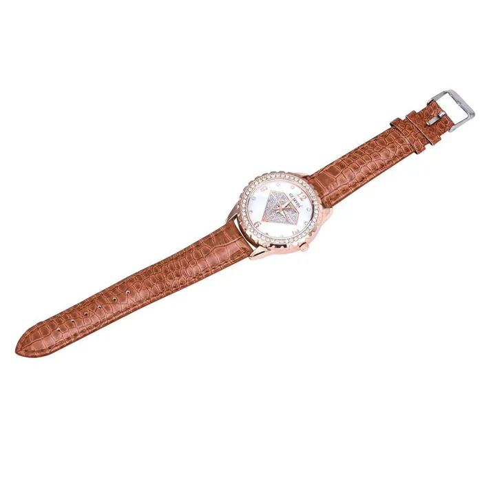 Watches sparklingselections New Women Luxury Diamond Rhinestone Faux Leather Analog Watch Watches sparklingselections New Women Luxury Diamond Rhinestone Faux Leather Analog Watch