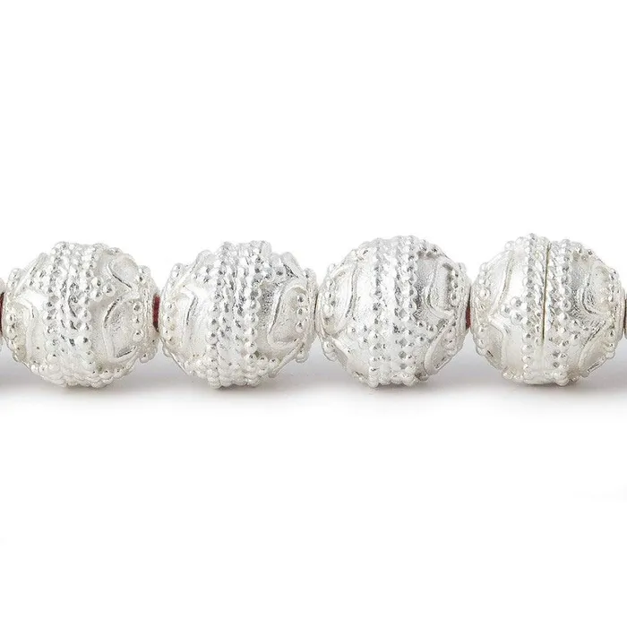 Beadsofcambaycom 10mm Sterling Silver Plated Copper Bead Roval Four Leaf Tip 8 inch 20 pieces Rings Beadsofcambaycom 10mm Sterling Silver Plated Copper Bead Roval Four Leaf Tip 8 inch 20 pieces Rings