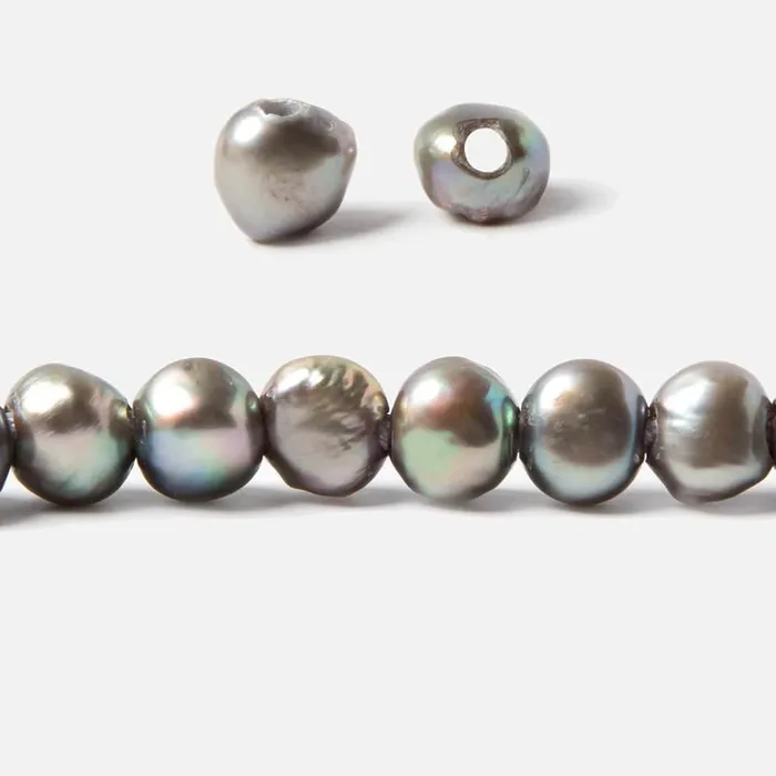 Beadsofcambaycom Earrings 10x811x9mm Lambs Ear Silver Baroque 25mm large hole Pearls 43 pcs 15 inch Beadsofcambaycom Earrings 10x811x9mm Lambs Ear Silver Baroque 25mm large hole Pearls 43 pcs 15 inch