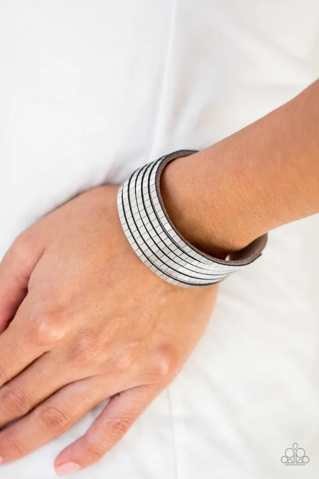 Bracelets Disco Dazzle Silver Bracelet Jewelry by Bretta Paparazzi Accessories