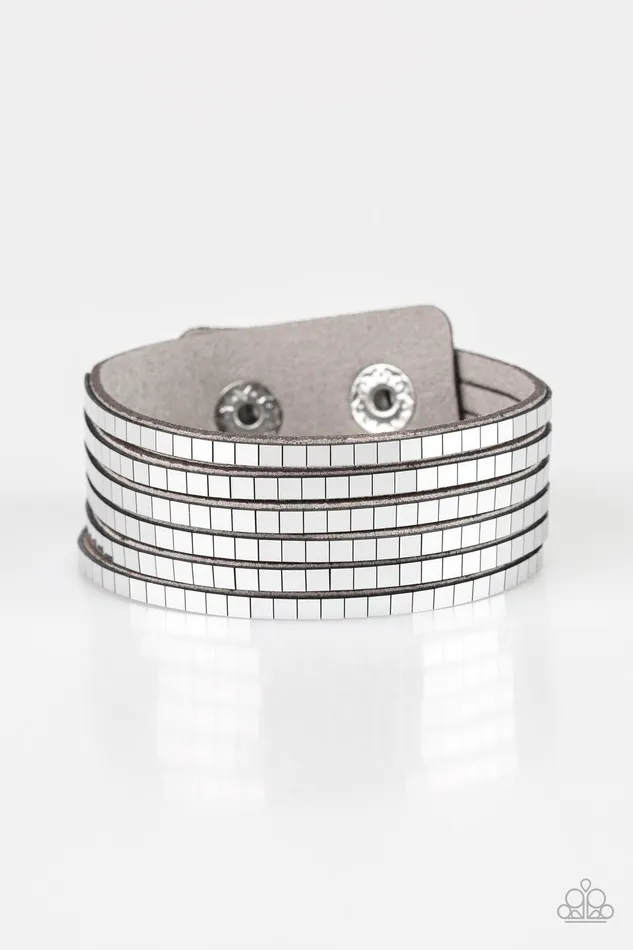 Bracelets Disco Dazzle Silver Bracelet Jewelry by Bretta Paparazzi Accessories