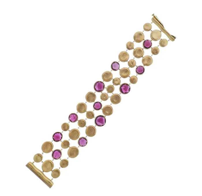 Bracelets Marco Bicego Marco Bicego Jaipur Gold Spessartite Garnet Bracelet Bracelets Marco Bicego Marco Bicego Jaipur Gold Spessartite Garnet Bracelet