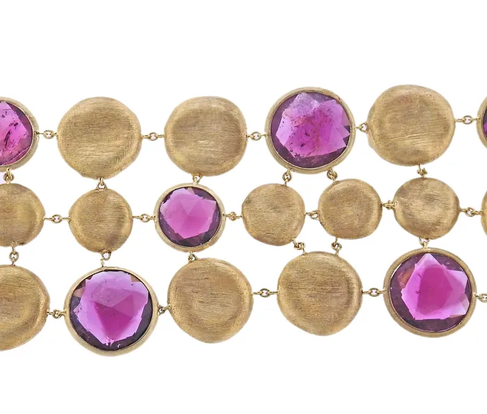 Bracelets Marco Bicego Marco Bicego Jaipur Gold Spessartite Garnet Bracelet