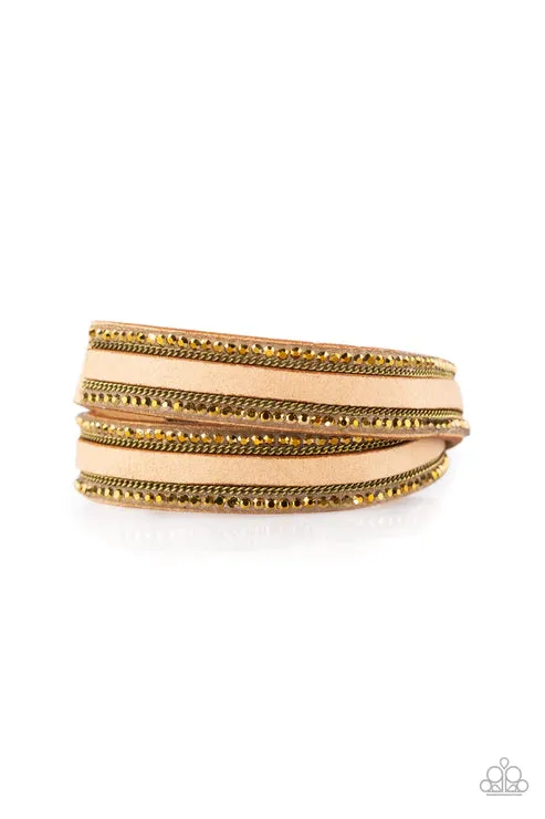 Bracelets Paparazzi Accessories Going For Glam Brass Bracelet Jewelry by Bretta