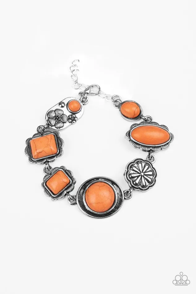 Bracelets Paparazzi Accessories Gorgeously Groundskeeper Orange Bracelet Jewelry by Bretta