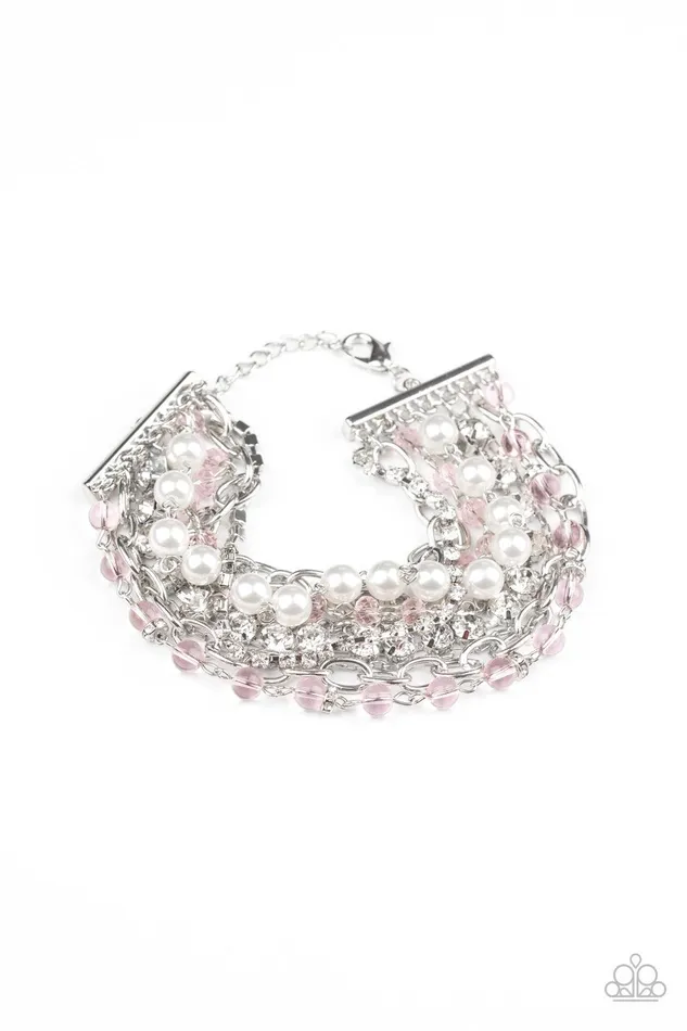 Bracelets Paparazzi Accessories Heiress Hustle Pink Bracelet Jewelry by Bretta