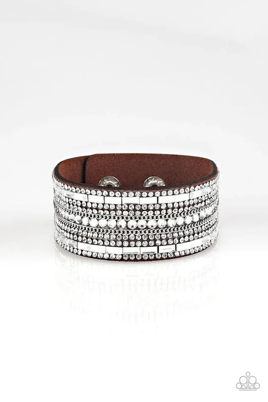 Bracelets Rebel Radiance Brown Bracelet Jewelry by Bretta Paparazzi Accessories Bracelets Rebel Radiance Brown Bracelet Jewelry by Bretta Paparazzi Accessories