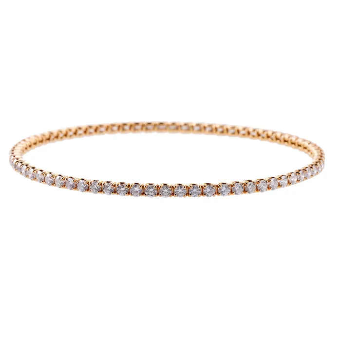 Bracelets Roberto Coin 550 Carat Diamond Gold Bangle Bracelet Roberto Coin Bracelets Roberto Coin 550 Carat Diamond Gold Bangle Bracelet Roberto Coin