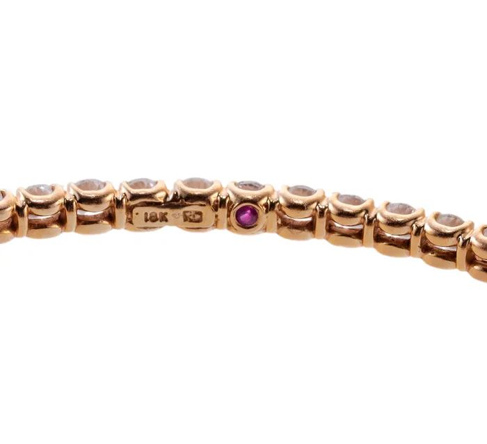 Bracelets Roberto Coin 550 Carat Diamond Gold Bangle Bracelet Roberto Coin