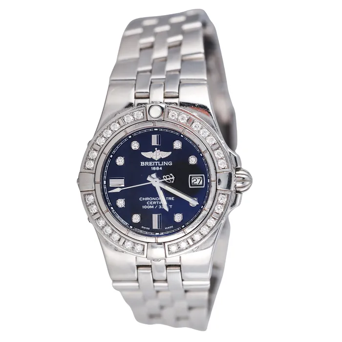 Breitling Starliner Diamond Steel Ladies Watch A71340 Breitling Watches