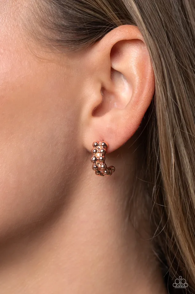 Bubbling Beauty Copper Earrings Jewelry by Bretta Paparazzi Accessories Earrings Bubbling Beauty Copper Earrings Jewelry by Bretta Paparazzi Accessories Earrings