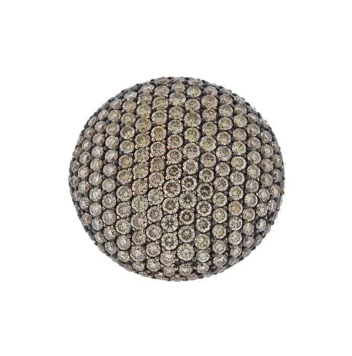 Bucherer Rings Bucherer Gold 651ctw Fancy Diamond Cocktail Ring