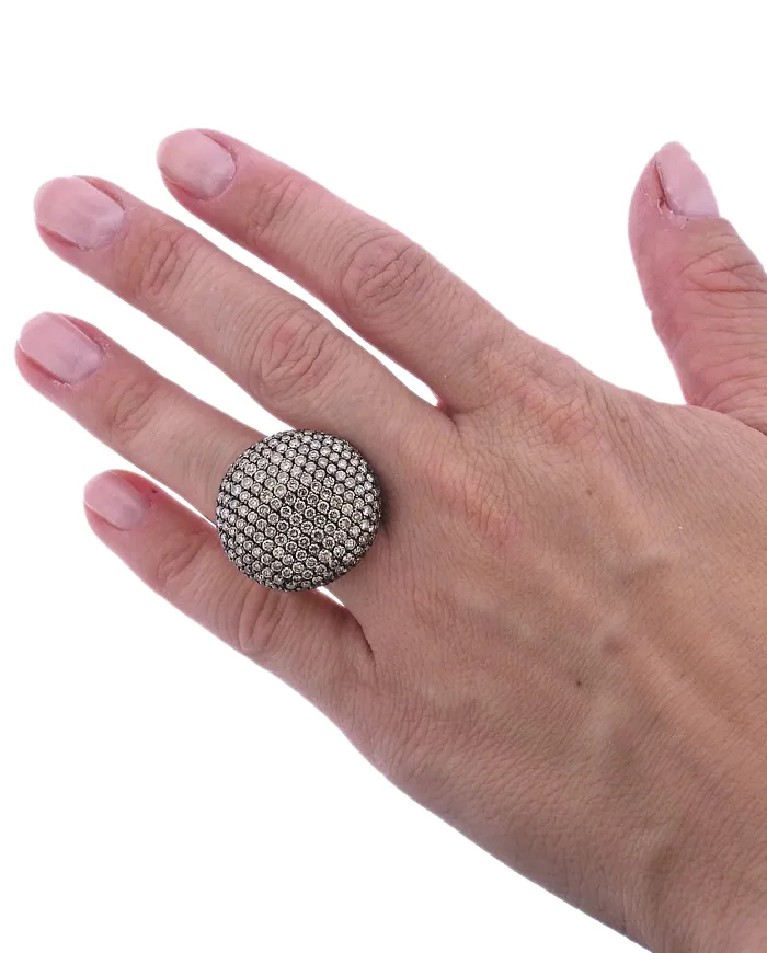 Bucherer Rings Bucherer Gold 651ctw Fancy Diamond Cocktail Ring