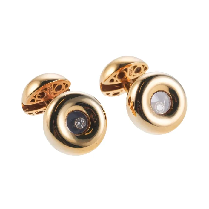 Chopard Chopard Happy Diamonds Yellow Gold Cufflinks PreStyled Sets