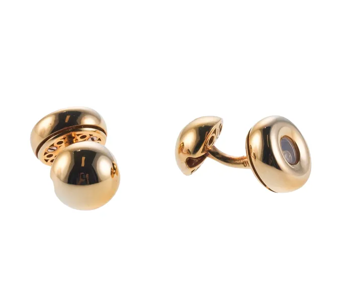 Chopard Chopard Happy Diamonds Yellow Gold Cufflinks PreStyled Sets