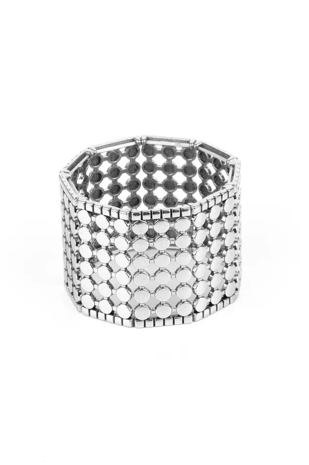 Cool and CONNECTED Silver Bracelet Jewelry By Bretta Paparazzi Accessories Bracelets