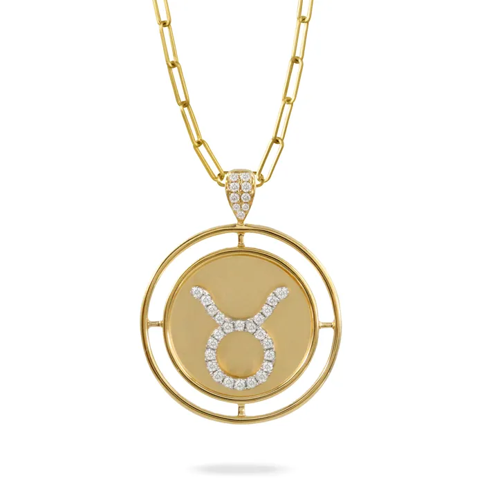 Doves Doron Paloma PreStyled Sets Doves Doron Paloma Gold Diamond Taurus Zodiac Pendant Doves Doron Paloma PreStyled Sets Doves Doron Paloma Gold Diamond Taurus Zodiac Pendant