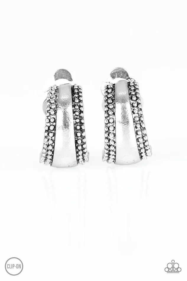 Earrings Bells Ringing Silver Earrings Jewelry by Bretta Paparazzi Accessories