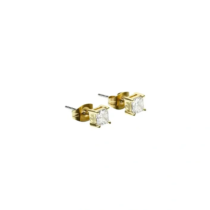 Earrings Chiara Ferragni Womens Chiara Ferragni screwon earrings goldplated with zircon 04 cm Earrings Chiara Ferragni Womens Chiara Ferragni screwon earrings goldplated with zircon 04 cm