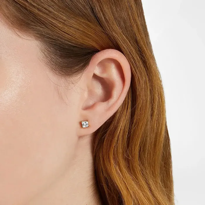 Earrings Chiara Ferragni Womens Chiara Ferragni screwon earrings goldplated with zircon 04 cm