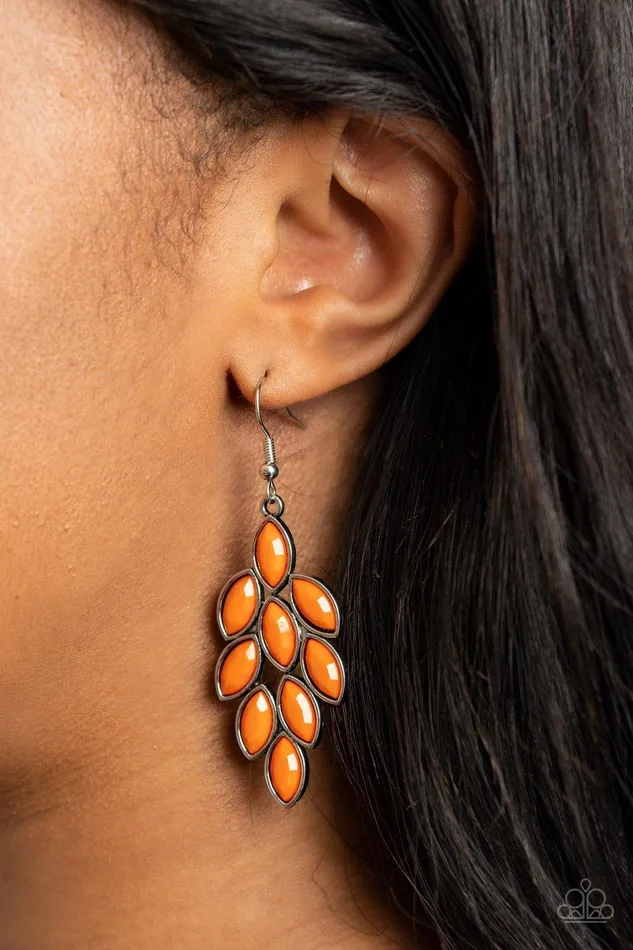Earrings Flamboyant Foliage Orange Earrings Jewelry by Bretta Paparazzi Accessories Earrings Flamboyant Foliage Orange Earrings Jewelry by Bretta Paparazzi Accessories