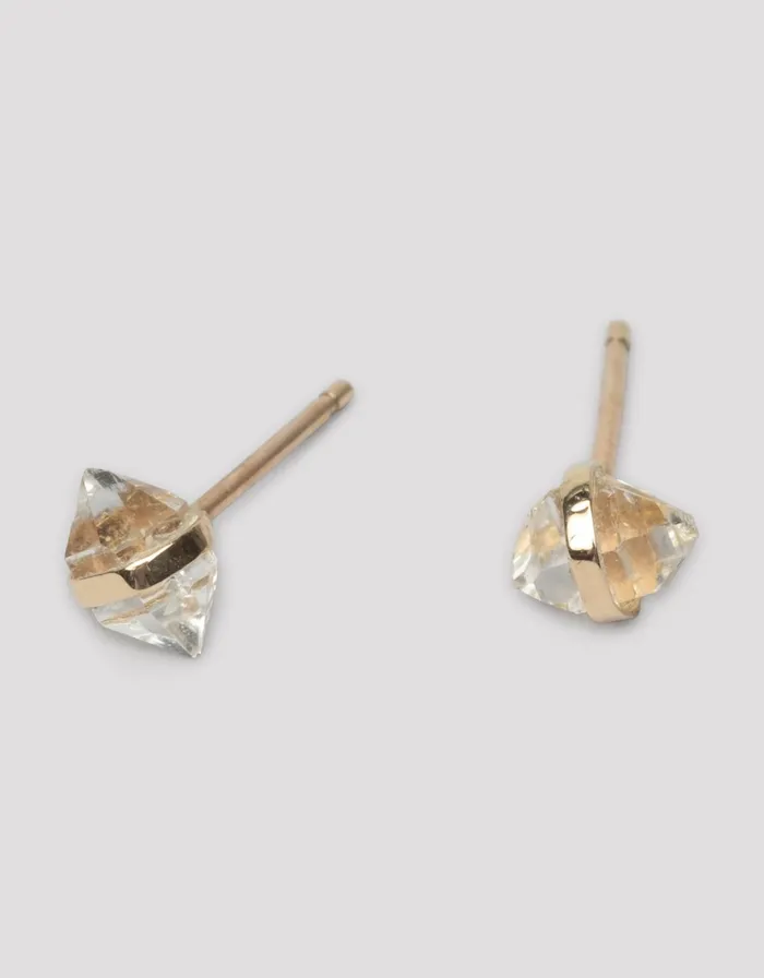 Earrings Melissa Joy Manning melissa joy manning bezel set mini herkimer stud earrings Earrings Melissa Joy Manning melissa joy manning bezel set mini herkimer stud earrings