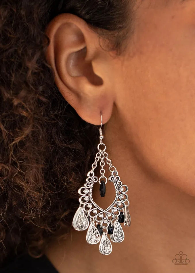 Earrings Musical Gardens Black Earrings Jewelry by Bretta Paparazzi Accessories Earrings Musical Gardens Black Earrings Jewelry by Bretta Paparazzi Accessories