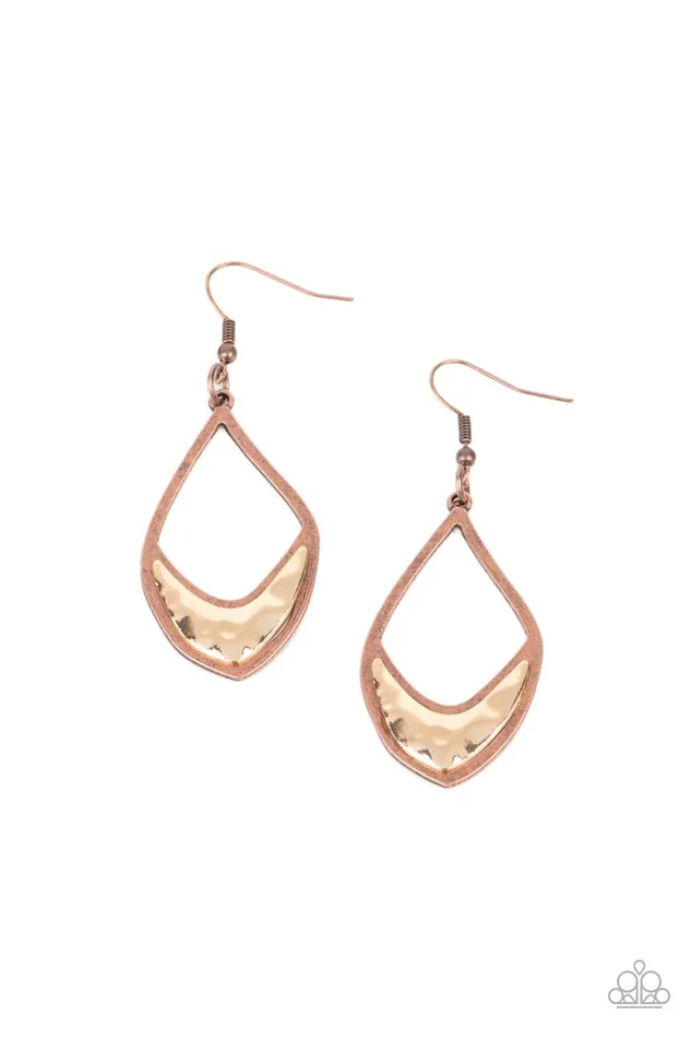Earrings Paparazzi Accessories Artisan Treasure Copper Earrings Jewelry by Bretta