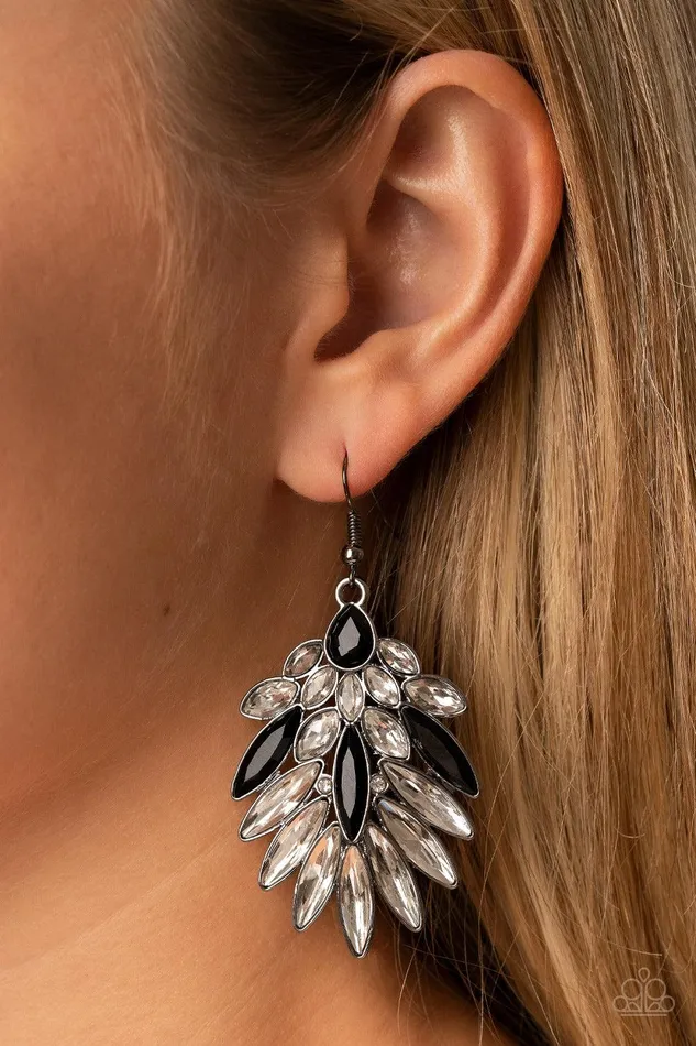 Earrings Paparazzi Accessories COSMICpolitan Black Earrings Jewelry by Bretta