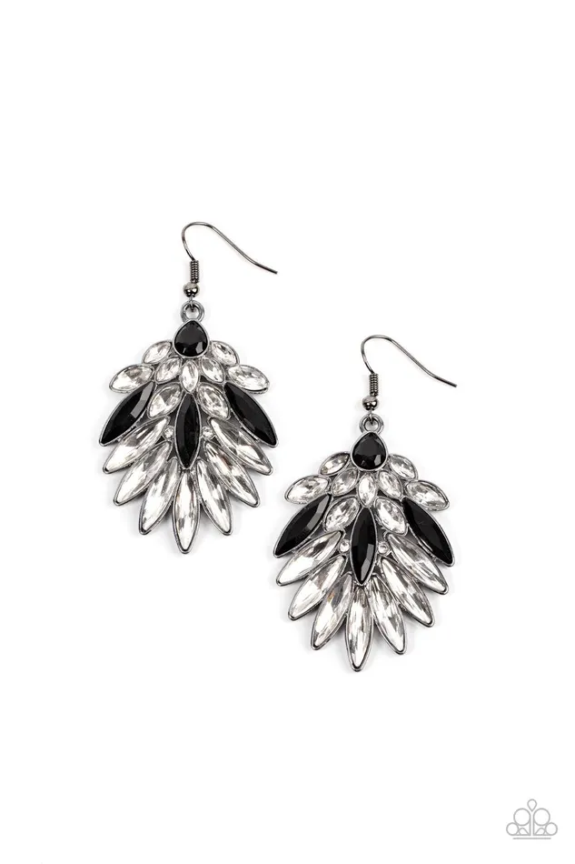 Earrings Paparazzi Accessories COSMICpolitan Black Earrings Jewelry by Bretta